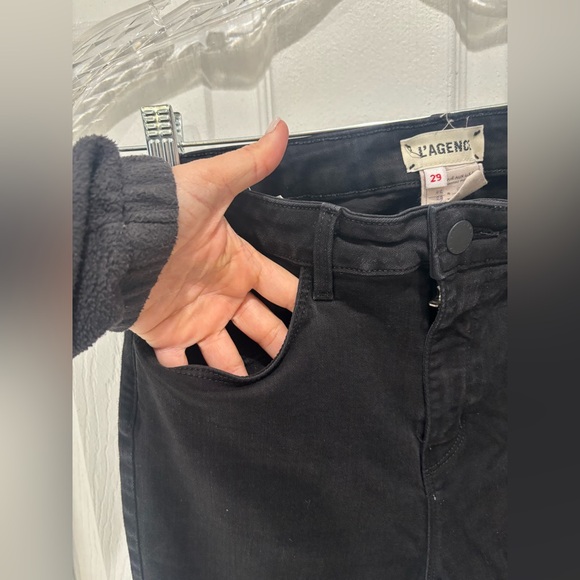L'AGENCE Black Skinny Jeans, Size:29 - Picture 3 of 10